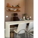 Ver imagem 5 de Jogo 2 Cadeiras de Jantar Luxo Estofada Linho Off White