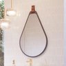 Espelheira Para Banheiro Gota MGM 76cm MDF Cinza Titanium - 1