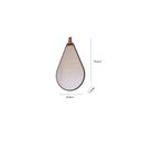 Ver imagem 3 de Espelheira Para Banheiro Gota MGM 76cm MDF Cinza Titanium