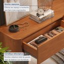 Ver imagem 5 de Aparador Suspenso Apolo 100% MDF 2 Gavetas 180cm Naturale