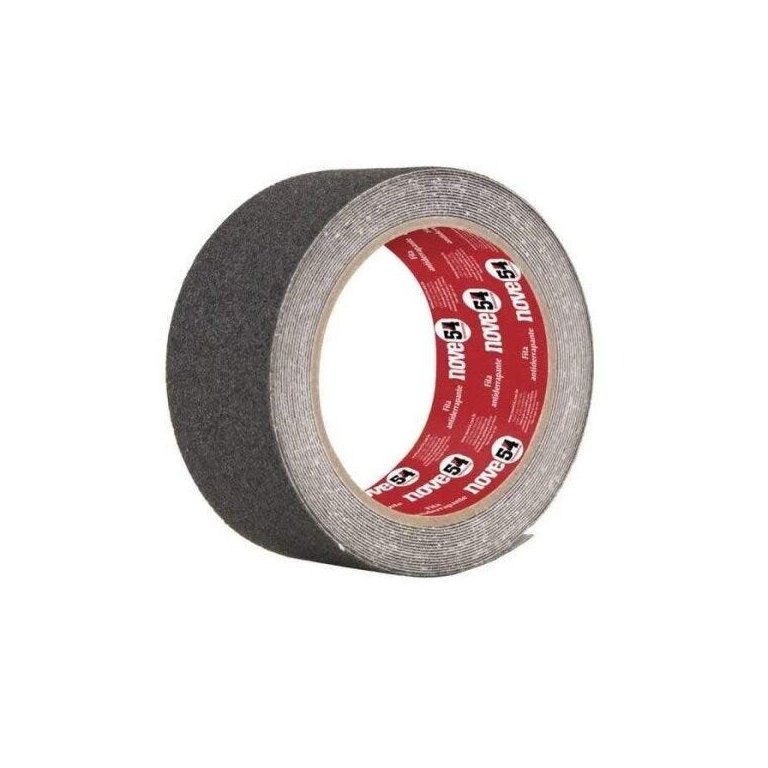 Fita antiderrapante 50 mm x 5 m preta Nove54