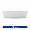 Ver imagem 2 de Cuba Banheiro Lavabo em Louça Branca Sobrepor Oval Tubrax