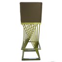 Ver imagem 6 de Kit 02 Banquetas Luma Base de Ferro Sued Marrom Rato - D'classe Decor