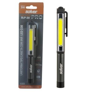 Lanterna Tipo Caneta com Imã Led Cob Solver Slp-20