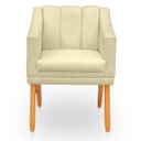 Ver imagem 6 de Kit Poltrona Cadeira para Sala Confortável e Moderna Mila Suede