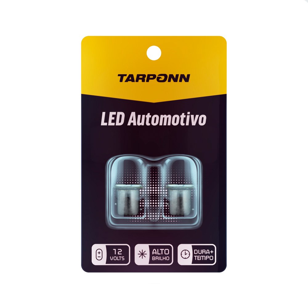 LÂMPADA LED TARPONN 67 BA15S-5050-6SMD (PAR) - 1