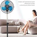 Ver imagem 3 de Ventilador Coluna 127V de Chao Potente Profissional 3 Velocidades 45W Coluna Pedestal Giratorio 3 Ve