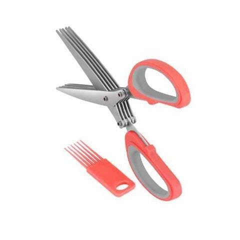 Tesoura para Alimentos 5 Lâminas em Inox - Unyhome