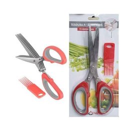 Tesoura para Alimentos 5 Lâminas em Inox - Unyhome - 2