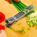 Ver imagem 3 de Tesoura para Alimentos 5 Lâminas em Inox - Unyhome