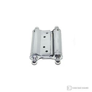 Dobradiça Vai-vem União Mundial 3 Cromado