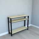 Ver imagem 4 de Mesa/ Aparador Auxiliar Natural & Colors 3 Prateleiras Único