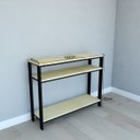 Ver imagem 5 de Mesa/ Aparador Auxiliar Natural & Colors 3 Prateleiras Único