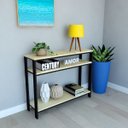 Ver imagem 2 de Mesa/ Aparador Auxiliar Natural & Colors 3 Prateleiras Único