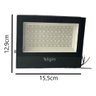 Refletor Led 100 6500k Preto Elgin - 3