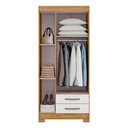Ver imagem 2 de Guarda Roupa Maceio 3 Portas de Abrir 2 Gavetas Mx Móveis