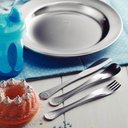 Ver imagem 2 de Jogo de Talheres Infantil Menino Aço Inox Garfo Faca Colher