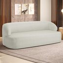 Ver imagem 6 de Sofá 3 Lugares Curvo Orgânico Living 180cm Barolo L06 Linho Cru