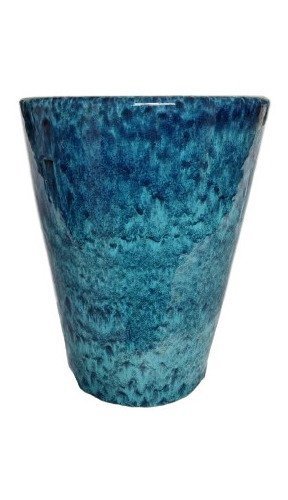 Vaso Cerâmica Esmaltado Cilindro Liso 2 - 3