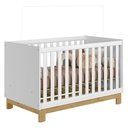 Ver mais imagens de Kit Berço Americano Mini Cama Q Encanto Slim MDP Colchão Incluso Branco Qmovi