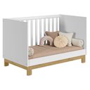 Ver imagem 5 de Kit Berço Americano Mini Cama Q Encanto Slim MDP Colchão Incluso Branco Qmovi