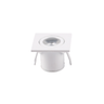 Mini Spot Woody Quadrado Direcionável Branco Gaya 7125 - 1