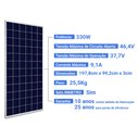 Ver imagem 4 de Kit Bomba Submersa Energia Solar Irrigação 4CV Até 104000L/d