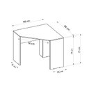 Ver imagem 6 de Mesa Escrivaninha Escritório Débora em L de Canto 100% Mdf