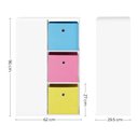 Ver imagem 3 de Estante Organizadora de Nichos Infantil Liv 100% MDF WoodCore