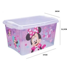CAIXA ORGANIZADORA BRINQUEDOS INFANTIL MINIE PRINCESAS DISNEY GRANDE 43 LIVROS EMPILHAVEL QUARTO - 2 CAIXA ORGANIZADORA BRINQUEDOS INFANTIL MINIE PRINCESAS DISNEY GRANDE 43 LIVROS EMPILHAVEL QUARTO - 2