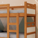 Ver imagem 2 de Beliche Jaspe Vira Duas Camas + 2 Colchões D33 Espuma Cor:nature Off