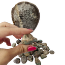 Ver imagem 3 de Pedra Amazonita 1 a 2 Cm Rolada 250g Natural