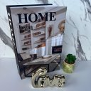 Ver imagem 2 de Livro de papelão, mini vaso verde e palavra love dourada