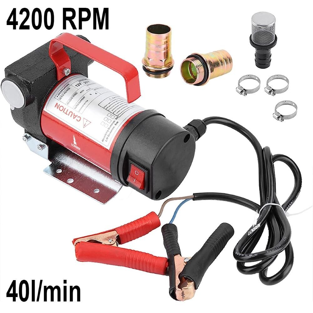 Bomba Elétrica para Transferência de Óleo Diesel Lorben 12V 200W 4200 rpm - 3