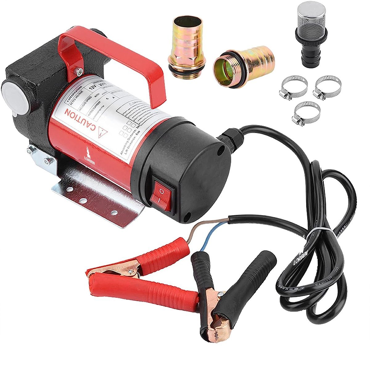 Bomba Elétrica para Transferência de Óleo Diesel Lorben 12V 200W 4200 rpm - 4