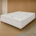 Ver imagem 2 de Cama Box + Colchão Viúva Salta Liso Branco Espuma D23 128x188x51cm