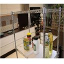 Ver imagem 4 de Estante Aço 5 Prateleiras Cromada Aramada Cozinha 170 Cm