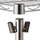 Ver imagem 6 de Estante Aço 5 Prateleiras Cromada Aramada Cozinha 170 Cm
