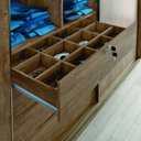 Ver imagem 5 de Guarda-Roupa Solteiro 4 Portas 3 Gavetas Originale 178,5cm