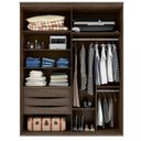 Ver imagem 2 de Guarda-Roupa Solteiro 4 Portas 3 Gavetas Originale 178,5cm
