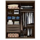 Ver imagem 2 de Guarda-Roupa Solteiro 4 Portas 3 Gavetas Originale 178,5cm