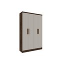 Ver imagem 4 de Guarda Roupa 4 Portas Amsterdam C- e 2 Gavetas Cinamomo - Tcil Móveis