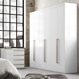 Guarda-Roupa Casal 6 Portas 6 Gavetas 207cm Originale - 1