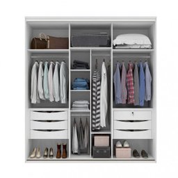 Guarda-Roupa Casal 6 Portas 6 Gavetas 207cm Originale - 2