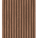 Ver imagem 1 de Papel de Parede - Madeira Ripada Marrom Escuro