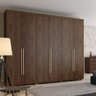 Guarda-Roupa Casal 6 Portas 6 Gavetas 267cm Originale - 1