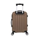 Ver imagem 4 de Mala de Bordo Abs 4 Rodas Adventure Fortt Champanhe - Mab01-cp