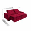 Ver imagem 3 de Sofá Spazzio 3 Lugares 1,80cm Retrátil e Reclinável - de Casa Décor e Estofados.
