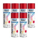 Ver imagem 1 de Kit 6 Tinta Aerossol Vermelho Metalico 350ml/250g