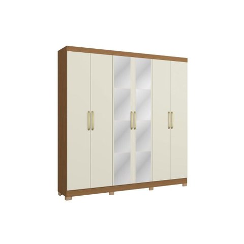 Guarda Roupa 6 Portas c/Esp ARM013 Can/Off - Kappesberg